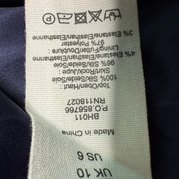 Boden Limited Edition Silk Print Dress Size 6 - Picture 8 of 10